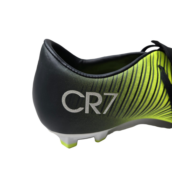 Nike Mercurial Victory VI CR7 FG Soccer Black/Green 852528-376 Men's Cleats 13 - Picture 5 of 7